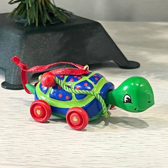 Vintage Hallmark Ornament Lot 1980 Angels Bunny Rabbits Polar Bear Turtle 1997 - Picture 14 of 16